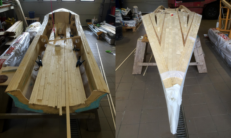 building a rowing boat