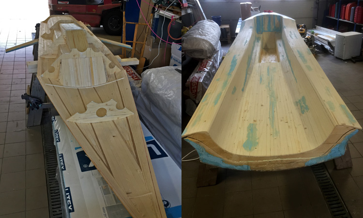 building a rowing boat