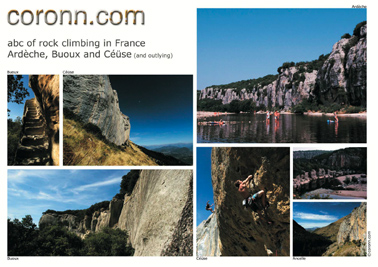 Rock climbing topos ardeche buoux ceuse